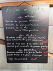 La Cabane Du Pertuis menu