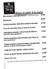 La Clé Toise menu