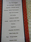 Tea Clipper menu