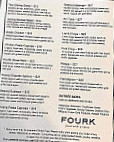 Fourk menu