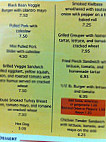 Garage And Grill menu