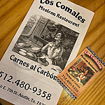 Los Comales Mexican menu