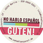 No Hablo Espanol Burritos outside