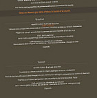 Le Hameau De La Mûre menu