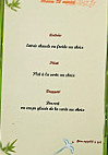 La Fournaise menu