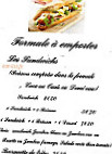 Le Perron menu