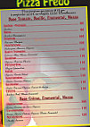 Pizza Fredo menu