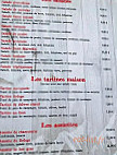 Le Refuge Du Goulet menu