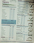 Cats Square Family menu