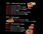 Sushi Co menu