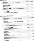 Le Kiosque à Pizzas menu