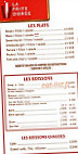 La Frite Doree menu