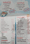 Banyule Fish Chippery menu