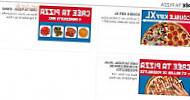 Domino's Pizza menu