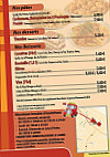 Pizza Vitt menu