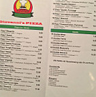 Giovanni's Pizza menu