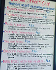 Jordan Street Cafe menu