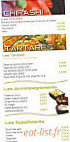 Esprit Sushi menu