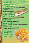 La Fringale menu