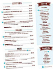 The Pedalin' Pig menu