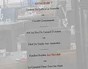 Le Saint Jacques menu