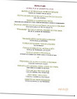 L'auberge Provençale menu