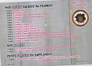 La Creperie Du Singe menu