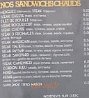 Pizza Bartoch menu