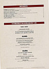 Le Gotham menu