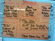 Elliegail's Bakery Deli menu