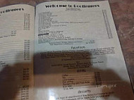 Bootleggers menu