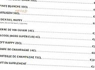 Le Comptoir 13 menu