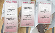 Le Relais De Touvent menu