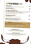 La Grange menu