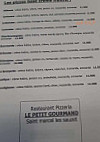 Le Petit Gourmand menu