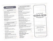 The Hen The Hog menu