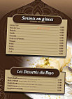 Shahhi Mahal menu