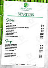 Asian Green menu