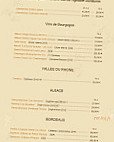 La Grange menu