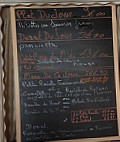 La Cave menu