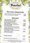 Daxerhof menu