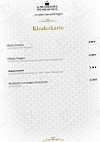 Schlosshotel Wilhelmsthal menu