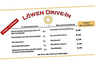 Löwen menu