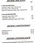 Chez Kaciuba menu