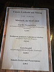 Alte Zunft menu