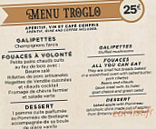 Le Caveau menu