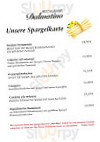 Dalmatino menu