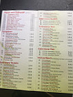 Asia-bistro menu