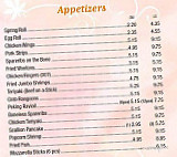 China Star Ii menu