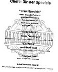 Barrels Boards menu